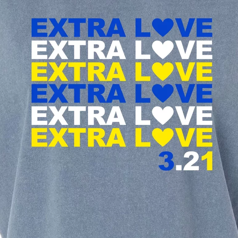 Extra Love Down Syndrome March Garment-Dyed Women's Muscle Tee