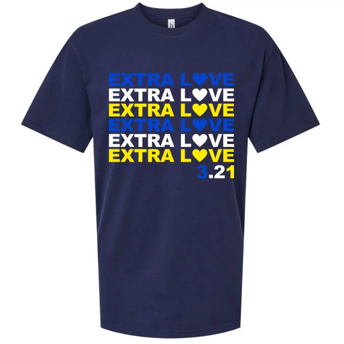 Extra Love Down Syndrome March Sueded Cloud Jersey T-Shirt