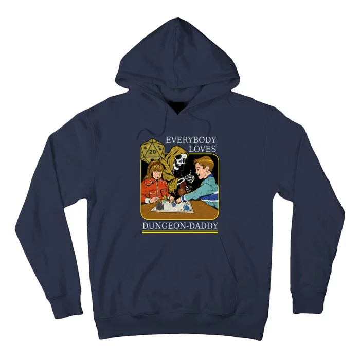 Everybody Loves Dungeon Daddy Vintage Game Lover Tall Hoodie