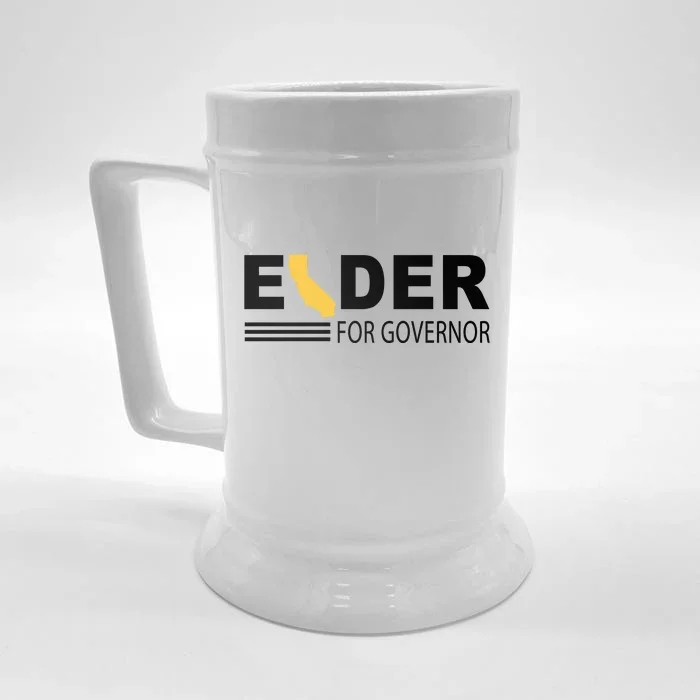 Elder For Governor California Front & Back Beer Stein