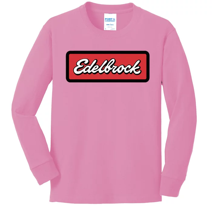 Edelbrock Logo Kids Long Sleeve Shirt