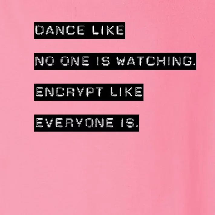 Encrypt Like Everyone Is Watching (Bw Bg) Toddler Long Sleeve Shirt