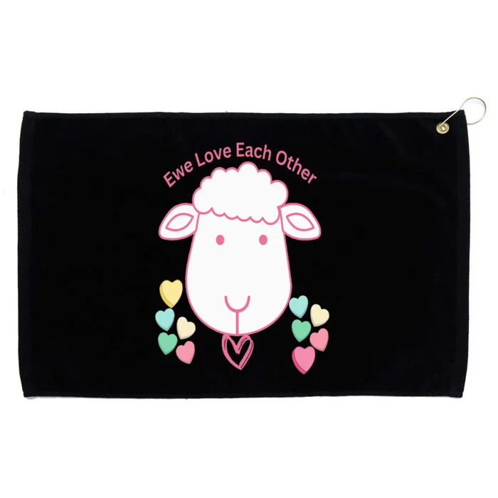 Ewe Love Each Other Grommeted Golf Towel