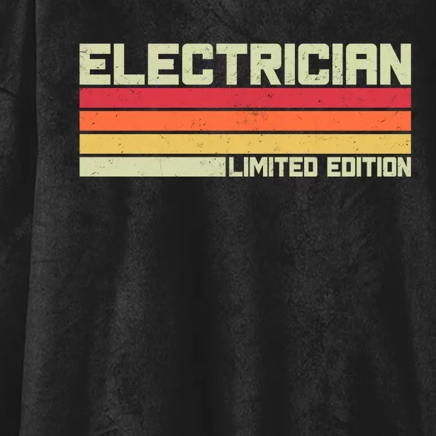 Electrician Limited Edition Funny Hooded Wearable Blanket