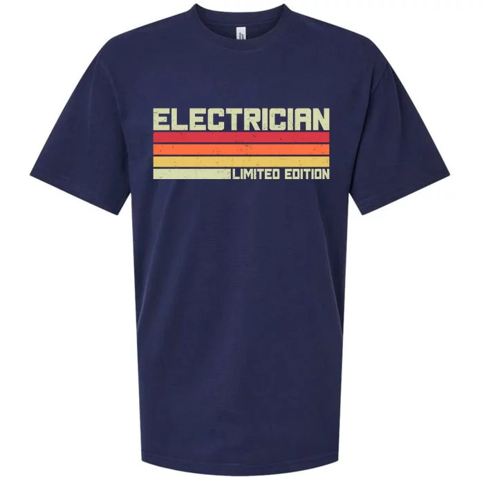 Electrician Limited Edition Funny Sueded Cloud Jersey T-Shirt