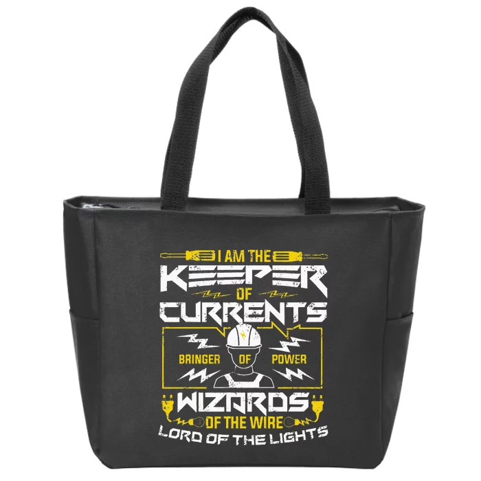 Electrician Lineman Electrical Technician Zip Tote Bag