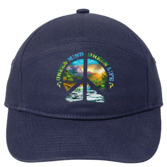 Earth Lovers, Earth Day, Earth Day, Earth Day 7-Panel Snapback Hat