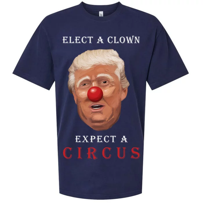 Elect a Clown Expect a Circus Sueded Cloud Jersey T-Shirt