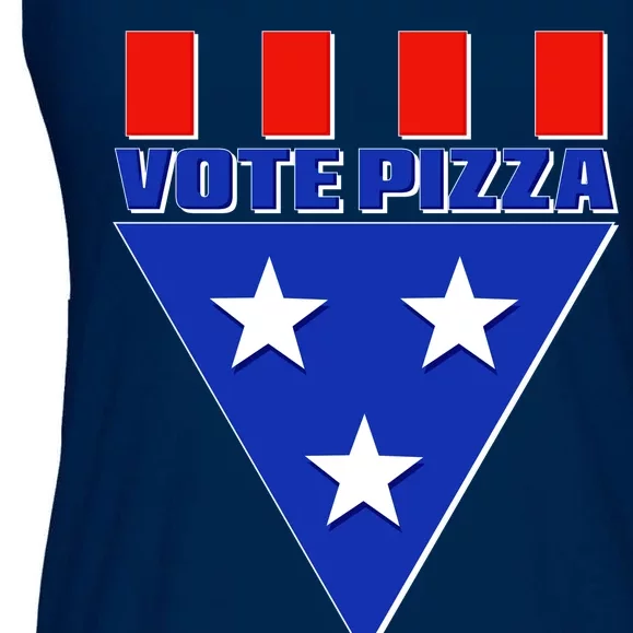 Elections Vote Pizza Ladies Essential Flowy Tank