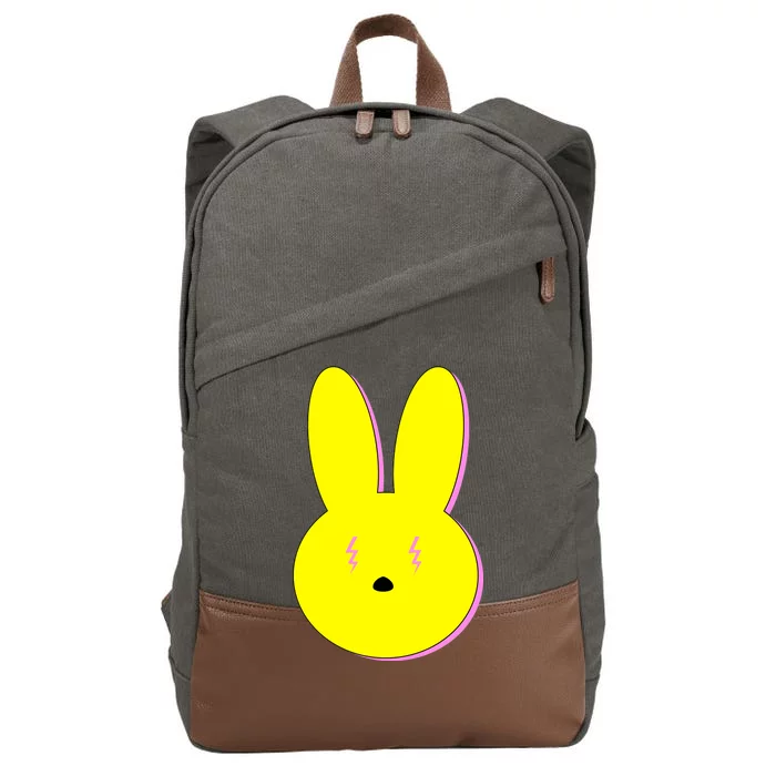 Electric Bunny Cotton Canvas Backpack