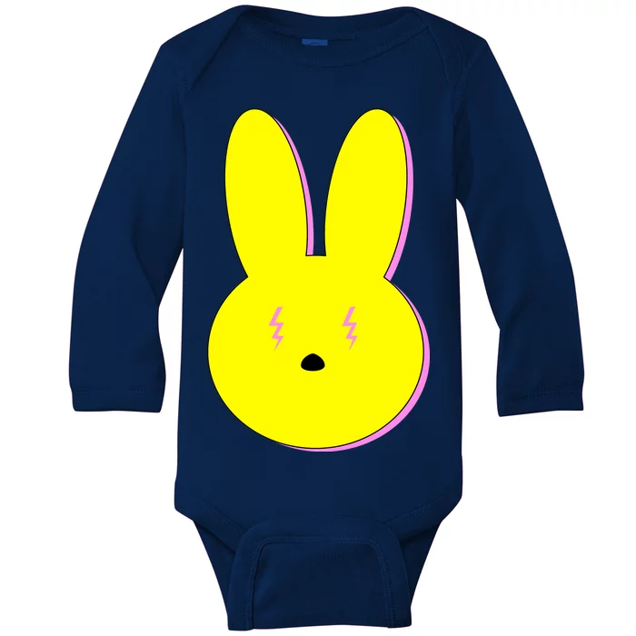 Electric Bunny Baby Long Sleeve Bodysuit