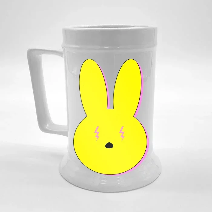 Electric Bunny Front & Back Beer Stein