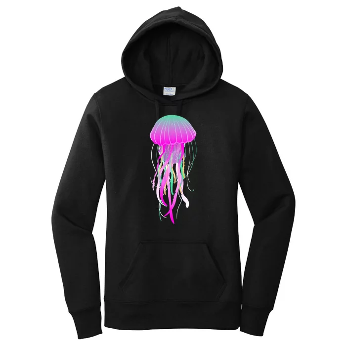 Electric Jellyfish Women's Pullover Hoodie