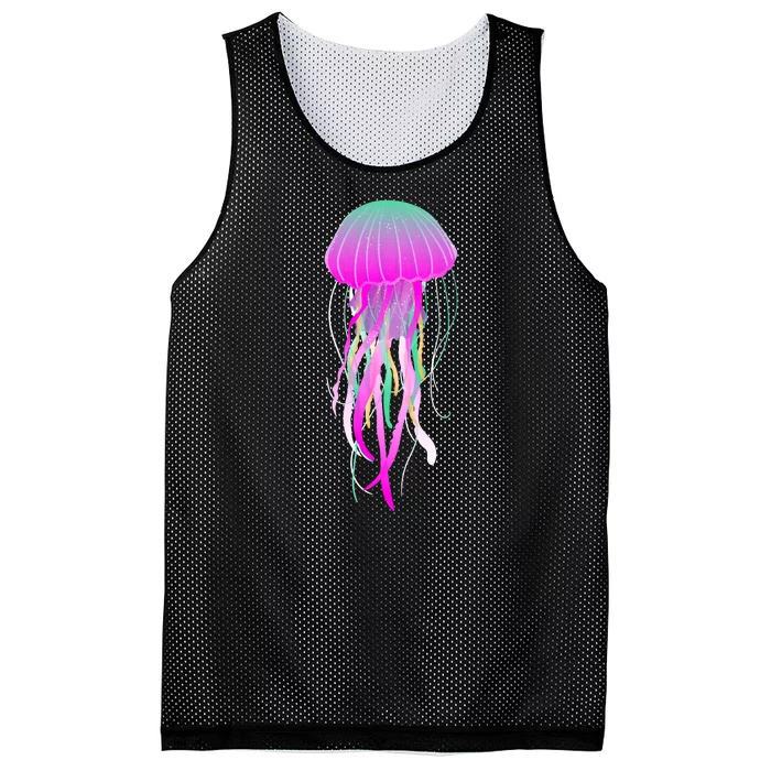 Electric Jellyfish Mesh Reversible Basketball Jersey Tank