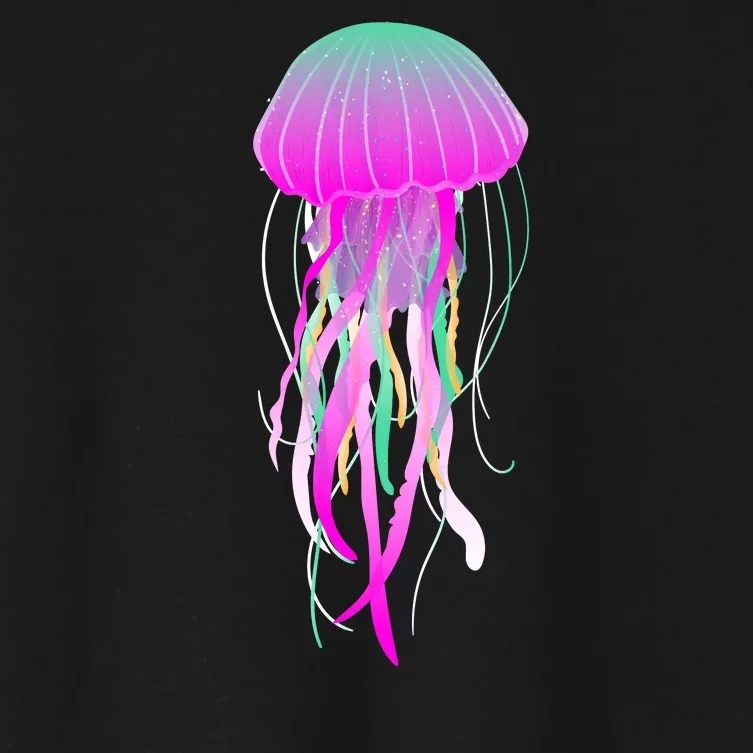 Electric Jellyfish Women's Crop Top Tee