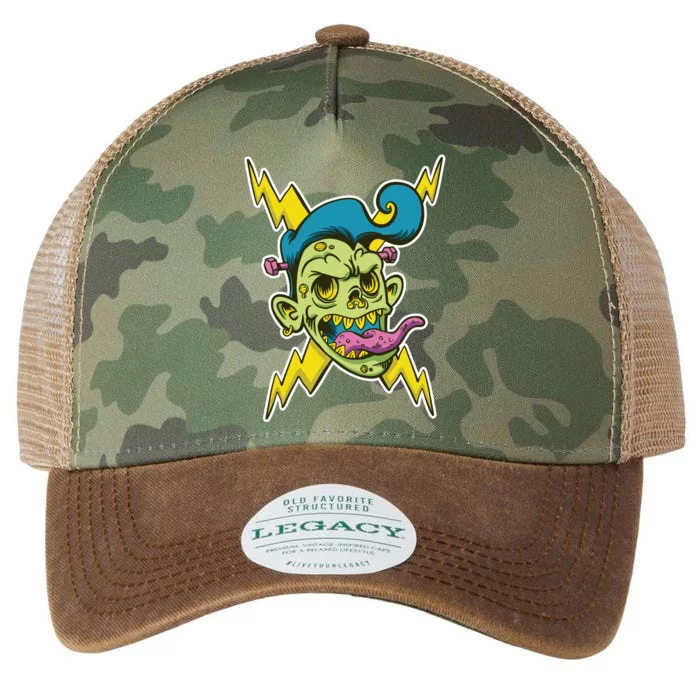 Electric Zombie Head Legacy Tie Dye Trucker Hat