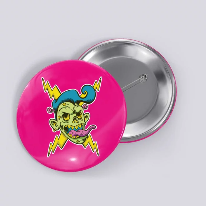 Electric Zombie Head Button