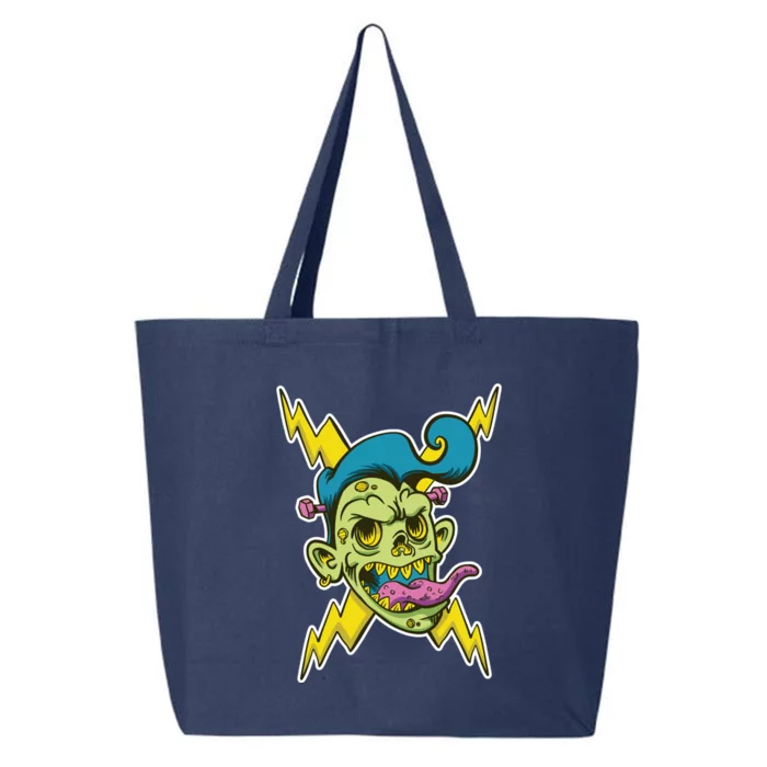 Electric Zombie Head 25L Jumbo Tote