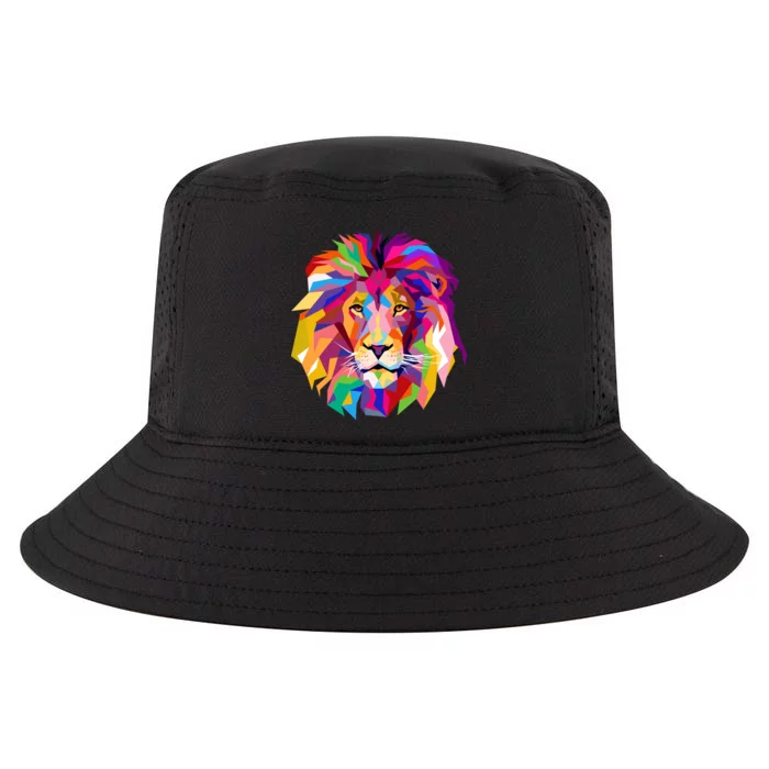 Elegant Colorful Cool Lion Head Cool Comfort Performance Bucket Hat