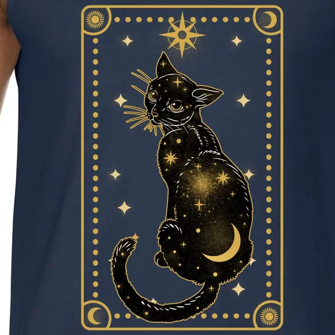 Elegant Galaxy Tarot Card Cat Comfort Colors® Tank Top