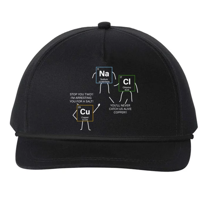 Element Funny Science Puns Snapback Five-Panel Rope Hat