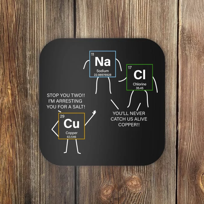 Element Funny Science Puns Coaster