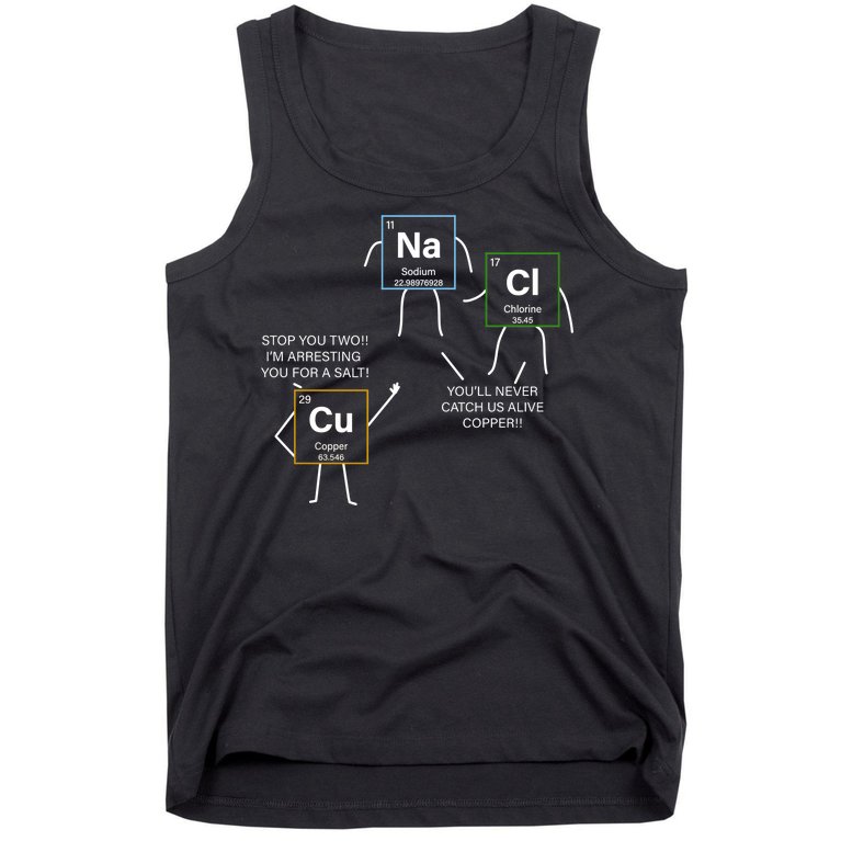 Element Funny Science Puns Tank Top