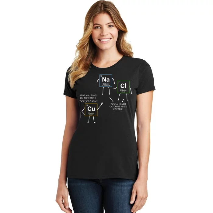 Element Funny Science Puns Women's T-Shirt