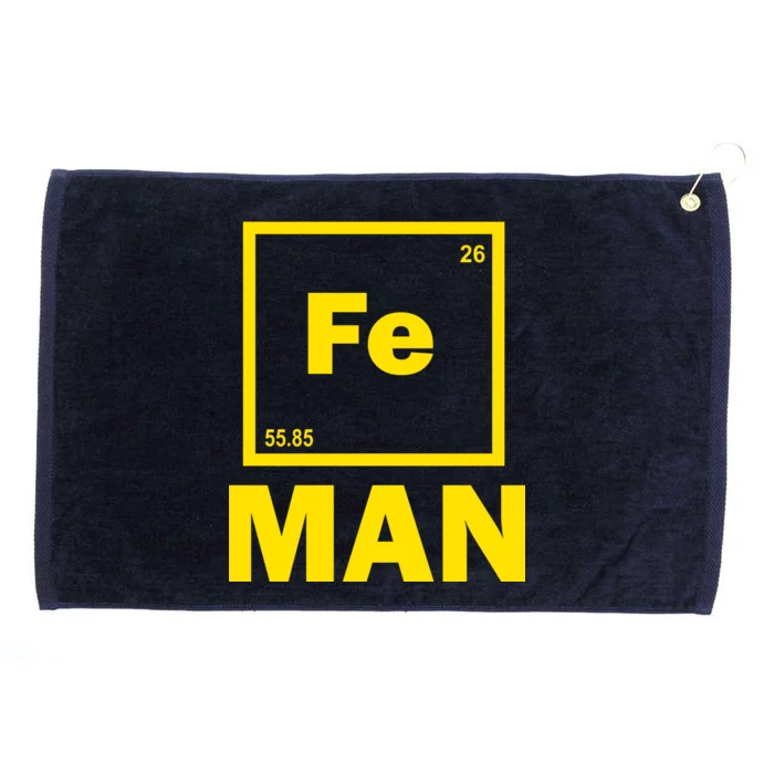 Element Of Iron Fe Grommeted Golf Towel