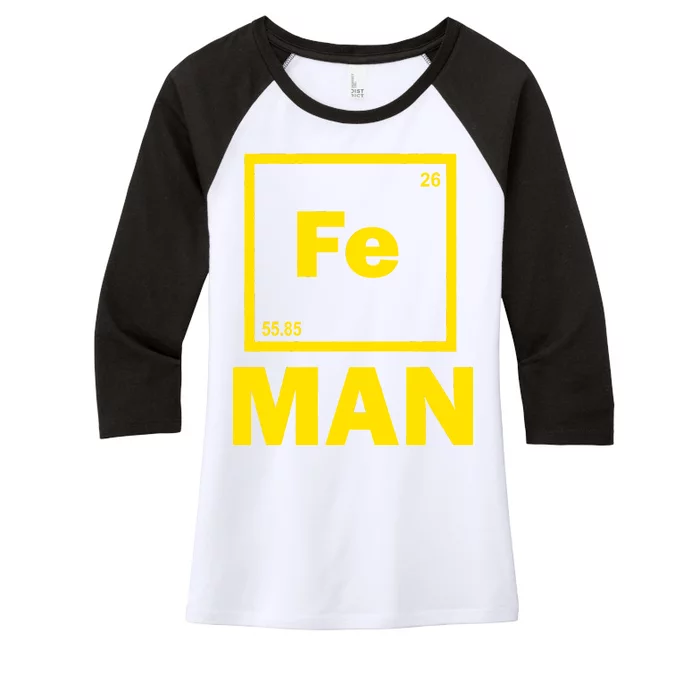 Element Of Iron Fe Women's Tri-Blend 3/4-Sleeve Raglan Shirt