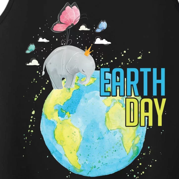 Elephant Earth Day Performance Tank