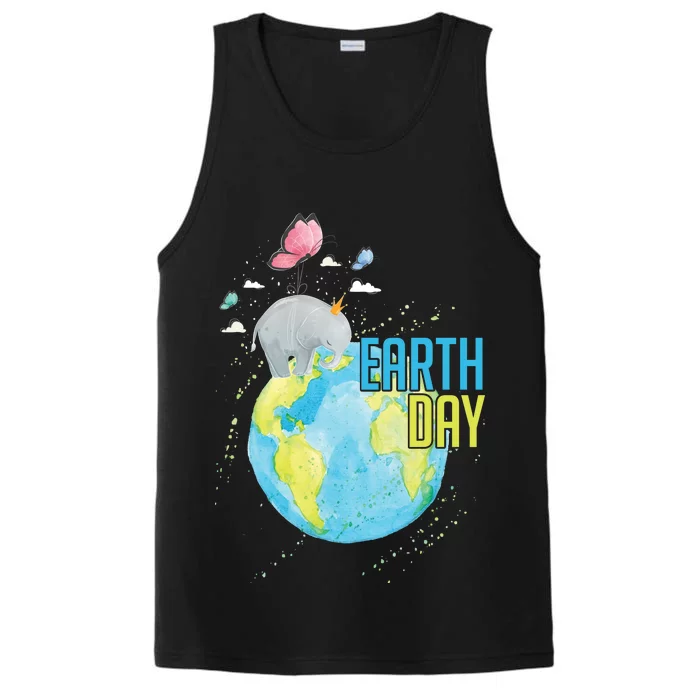 Elephant Earth Day Performance Tank