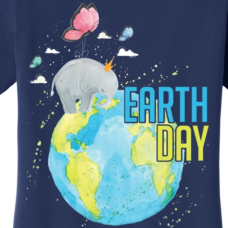 Elephant Earth Day Women's T-Shirt