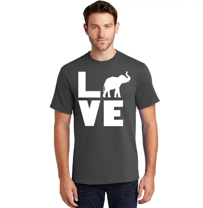 Elephant Love Tall T-Shirt