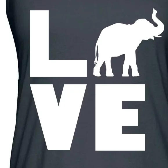 Elephant Love Ladies Essential Flowy Tank