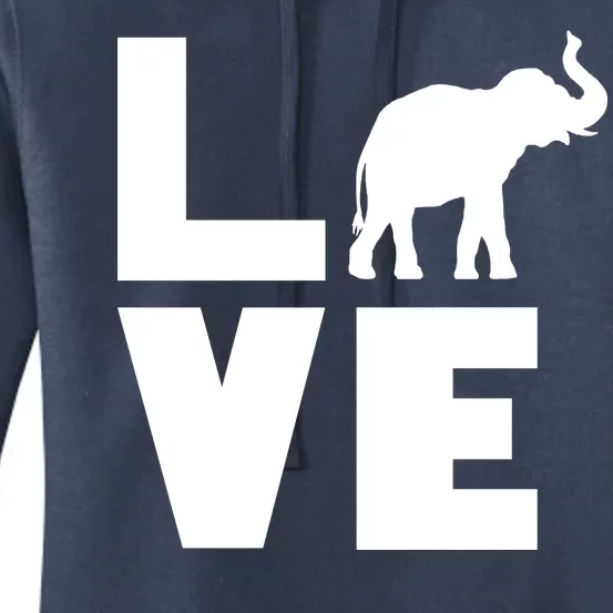 Elephant Love Women's Pullover Hoodie