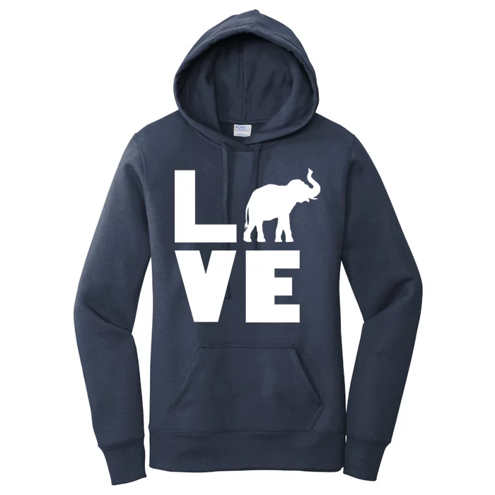 Elephant Love Women's Pullover Hoodie