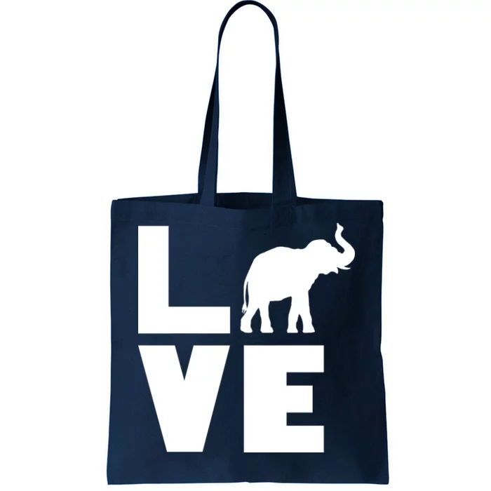 Elephant Love Tote Bag