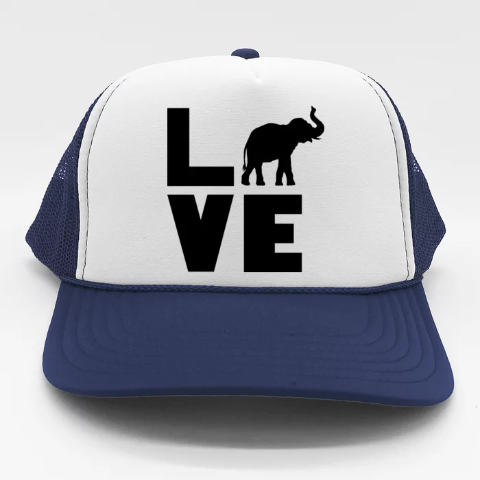 Elephant Love Trucker Hat