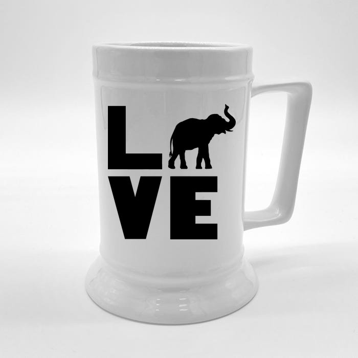 Elephant Love Front & Back Beer Stein