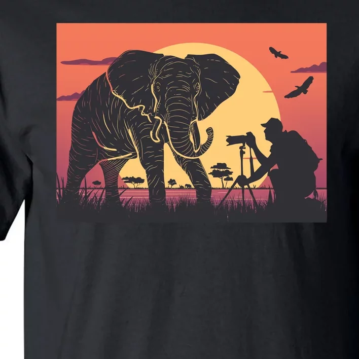 Elephant Photography Tall T-Shirt