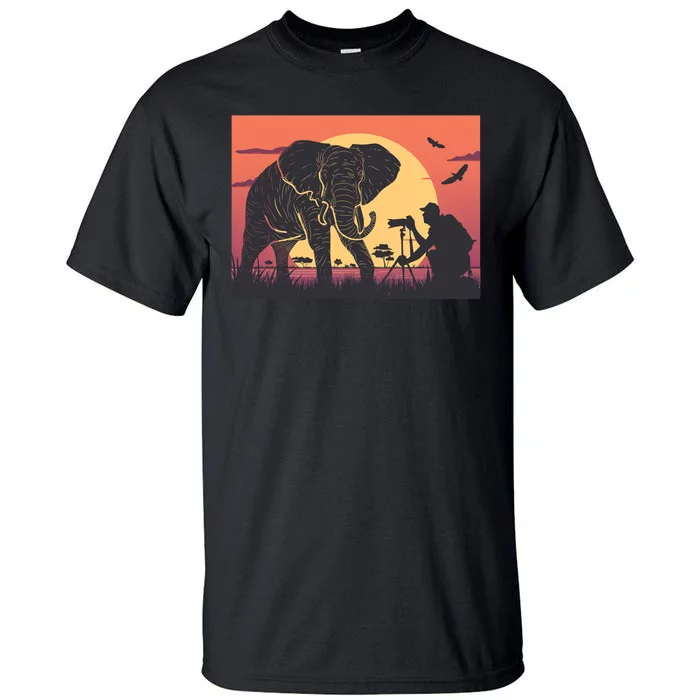 Elephant Photography Tall T-Shirt