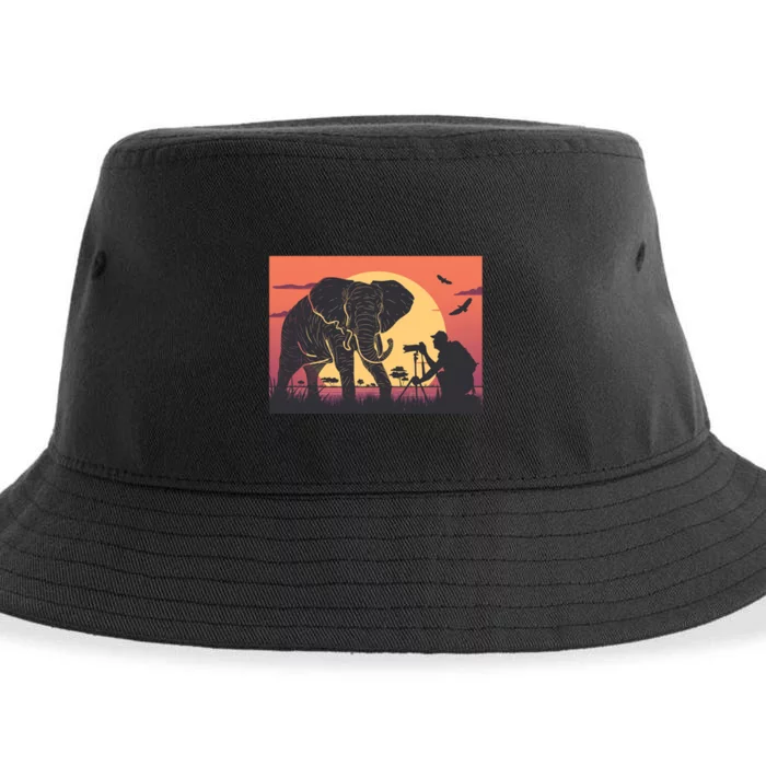 Elephant Photography Sustainable Bucket Hat