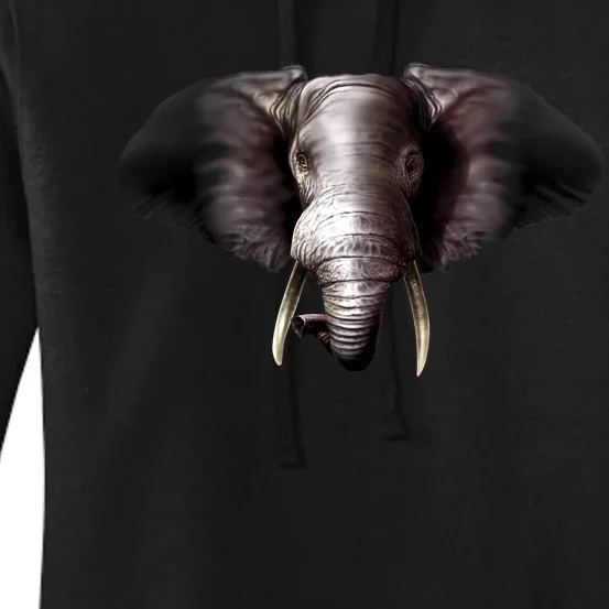 Elephant Tusks Wildlife Women's Pullover Hoodie