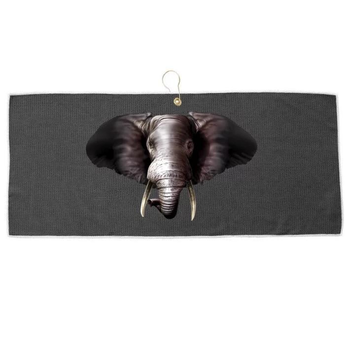 Elephant Tusks Wildlife Large Microfiber Waffle Golf Towel