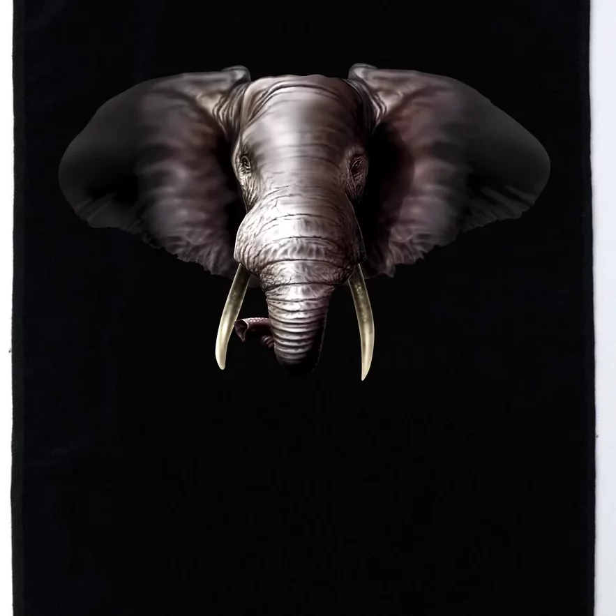 Elephant Tusks Wildlife Platinum Collection Golf Towel