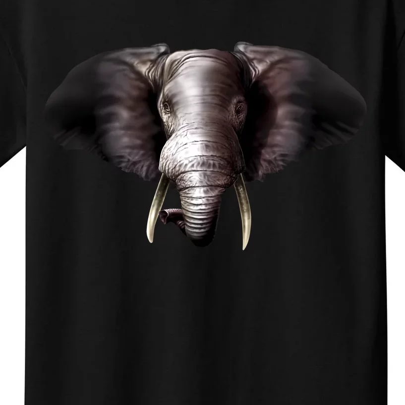 Elephant Tusks Wildlife Kids T-Shirt