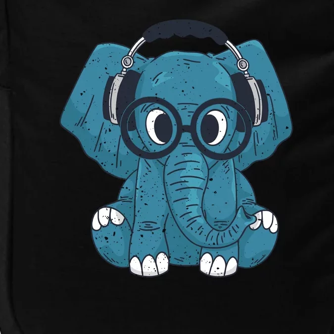 Elephant With Glasses Impact Tech Backpack