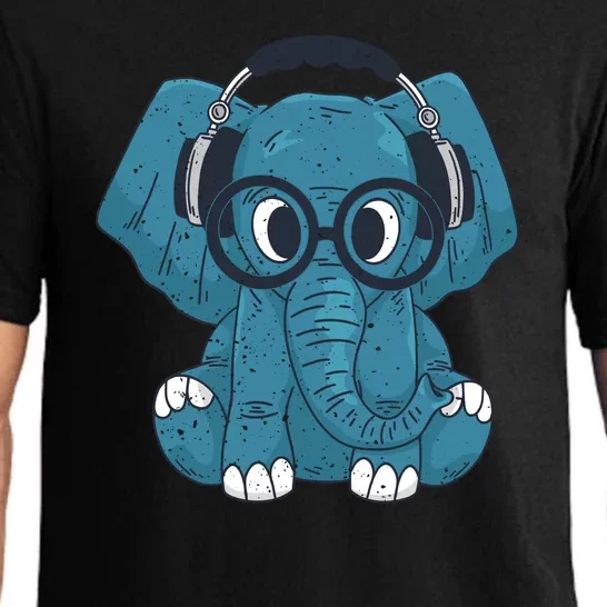 Elephant With Glasses Pajama Set