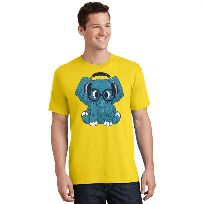 Elephant With Glasses T-Shirt